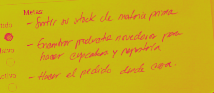 Design Persona Canvas, Metas del usuario